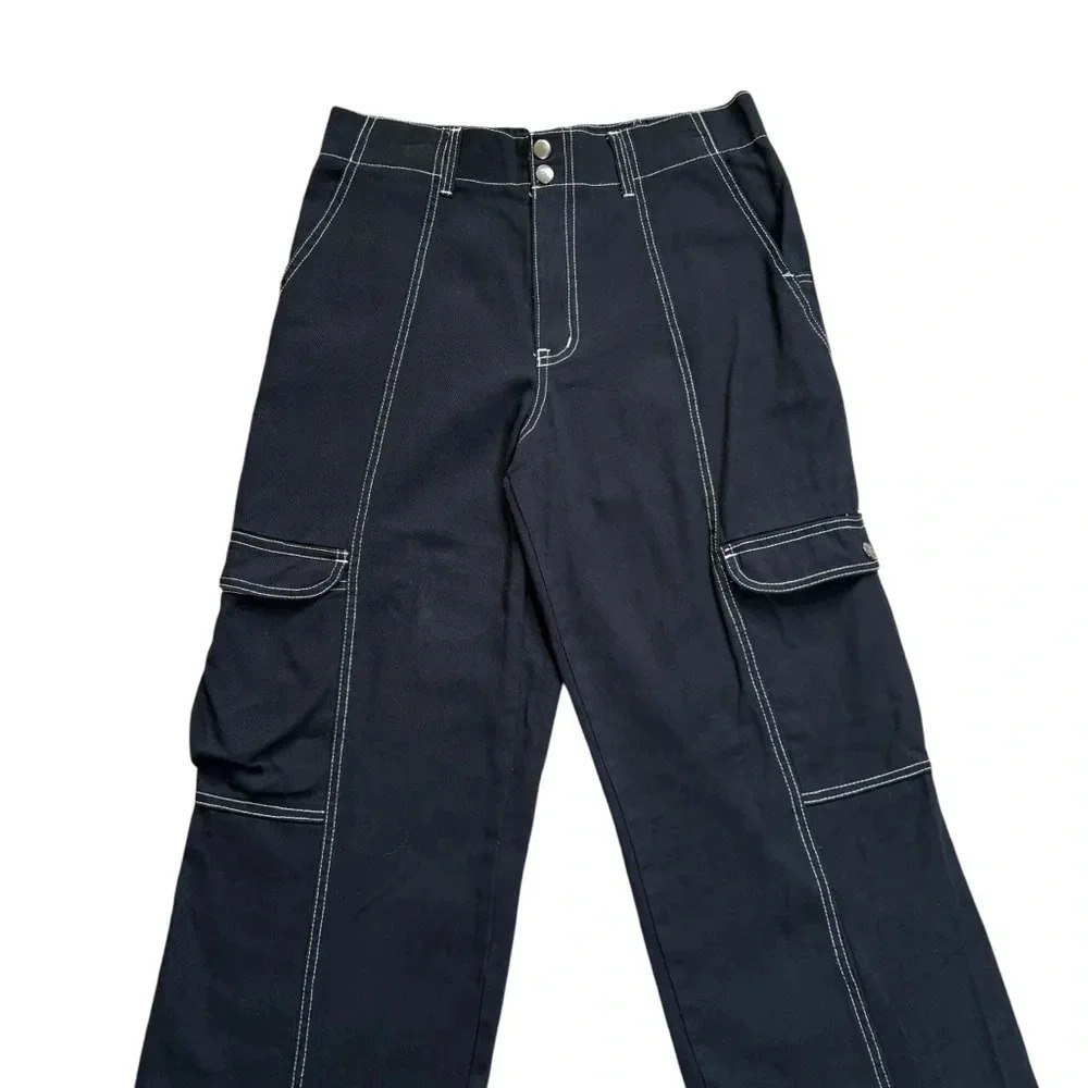 RSQ Women’s Smock Waist Loose Cargo Pants - Picture 4 of 11